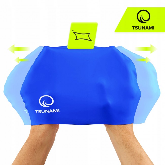 Шапочка для плавання TSUNAMI Standard Blue (P-5905973401852)
