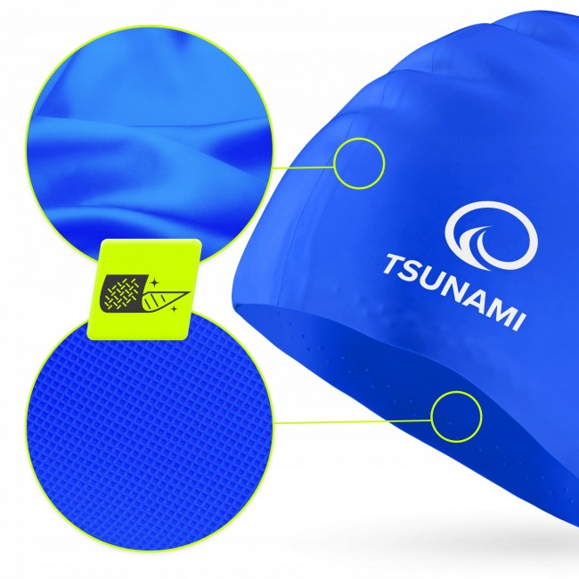 Шапочка для плавання TSUNAMI Standard Blue (P-5905973401852)