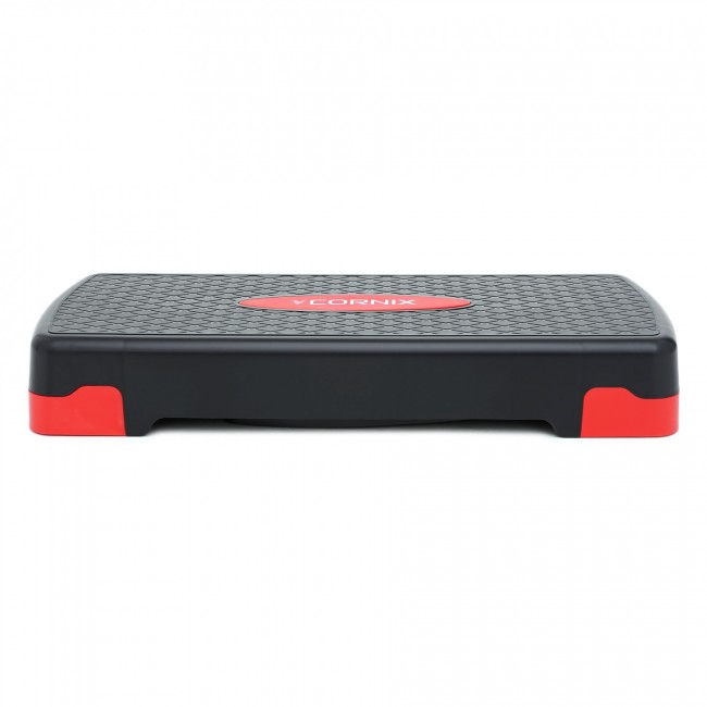 Степ-платформа 2-ступінчаста Cornix 68 х 28 х 10-15 см XR-0190 Black/Red
