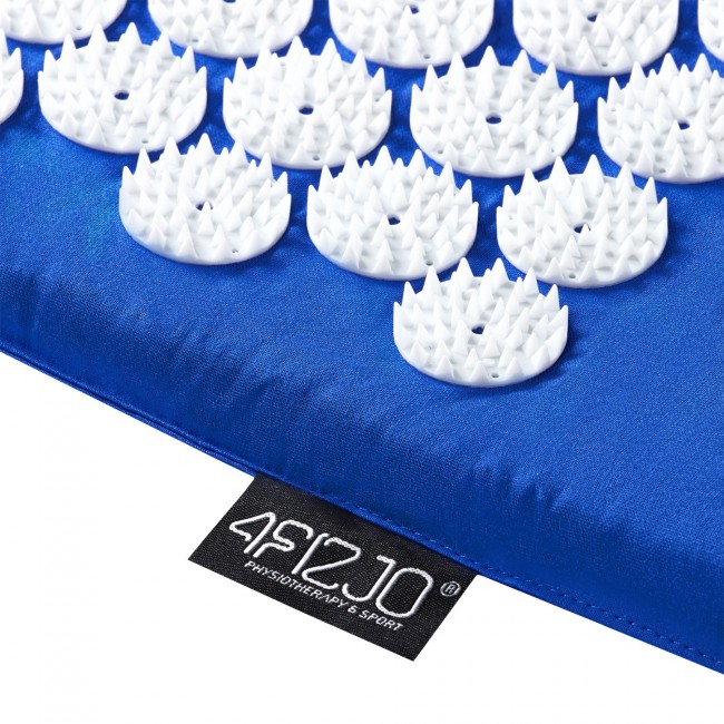 Килимок акупунктурний з валиком 4FIZJO Classic Mat XL Аплікатор Кузнєцова Blue/White (P-5907222931707)
