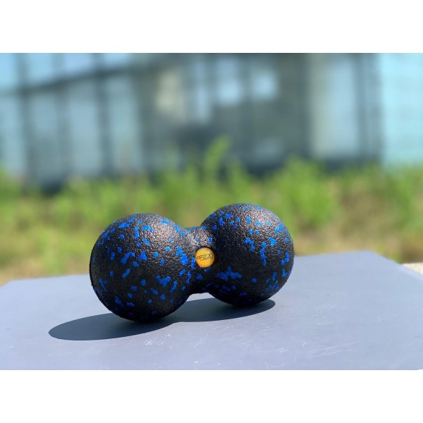 Массажный мяч двойной 4FIZJO EPP DuoBall 8 см 4FJ0357 Black/Gold