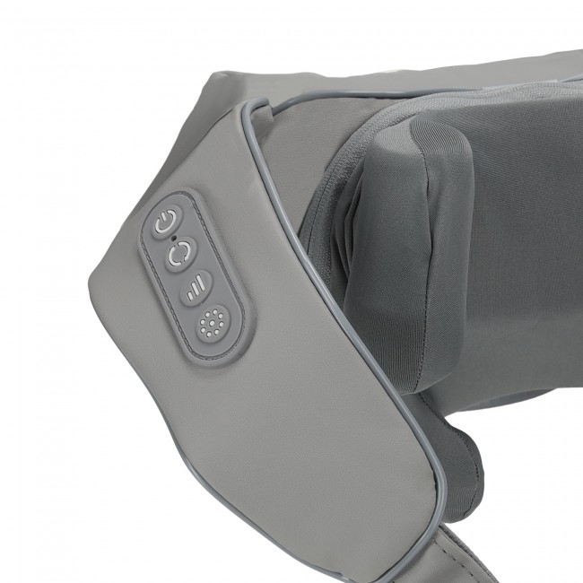 Накидка-массажер 4FIZJO Shiatsu Evo+ для шеи и спины, аккумуляторный Grey (P-5905973404150)