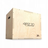 Плиометрический бокс 4FIZJO 3 в 1 60 x 50 x 40 см деревянный (P-5907739315403)