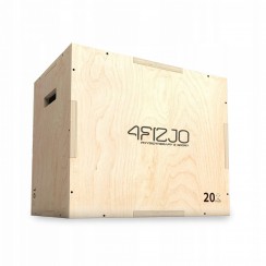 Бокс пліометричний (тумба для кросфіту) 4FIZJO 3 в 1 60 x 50 x 40 см дерев'яний (P-5907739315403)
