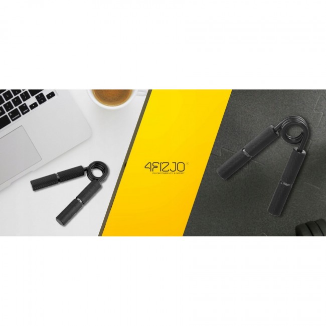 Еспандер кистьовий пружинний 4FIZJO 113 кг металевий Black (P-5907739313393)