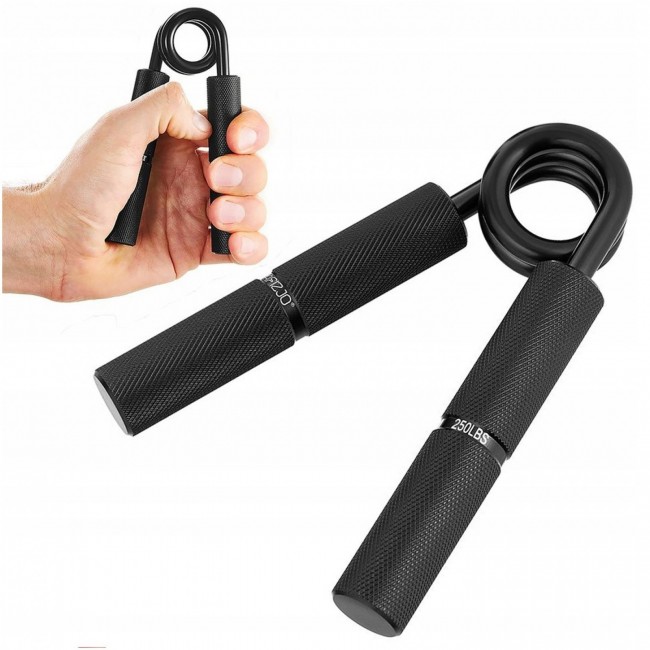 Еспандер кистьовий пружинний 4FIZJO 113 кг металевий Black (P-5907739313393) Еспандер кистьовий пружинний 4FIZJO 113 кг металевий Black (P-5907739313393)