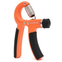 Еспандер кистьовий пружинний Cornix 5-60 кг з регульованим навантаженням XR-0143 Orange/Black
