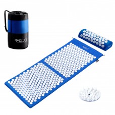 Коврик акупунктурный с валиком 4FIZJO Classic Mat XL Аппликатор Кузнецова Blue/White (P-5907222931707)