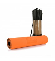 Килимок для йоги спортивний Majestic Sport TPE 6 мм GVT5010/O Orange/Black
