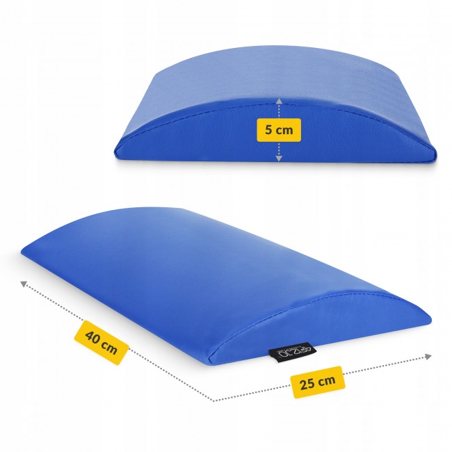 Полувалик для реабилитации и массажа 4FIZJO 40 x 25 x 5 Blue (P-5905973403061)