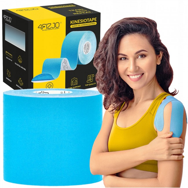 Лента кинезиологическая (кинезио тейп) 4FIZJO 7.5 см x 5 м Sky Blue (P-5907739318909) Лента кинезиологическая (кинезио тейп) 4FIZJO 7.5 см x 5 м Sky Blue (P-5907739318909)
