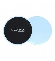 Диски-слайдери для ковзання (глайдингу) Cornix Sliding Disc 2шт XR-0179 Sky Blue