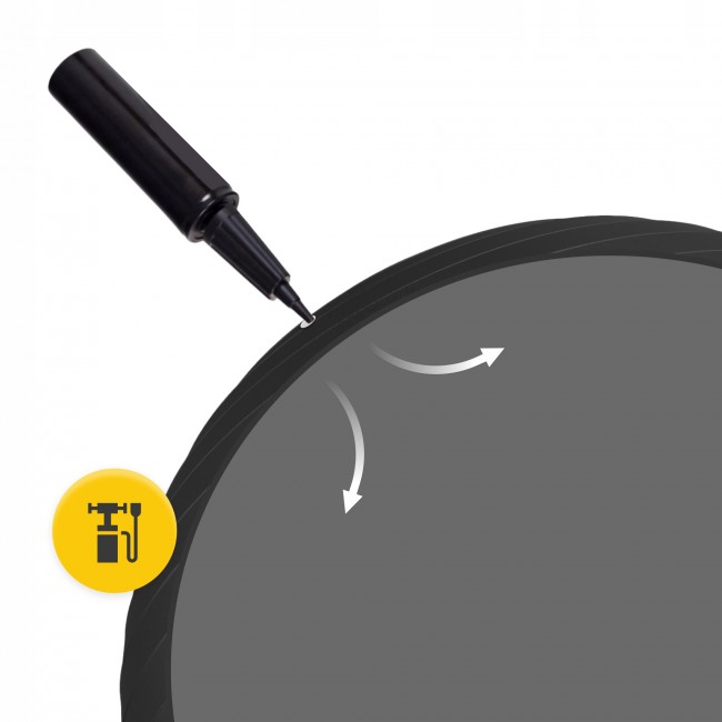 Мяч для фитнеса (фитбол) 4FIZJO 75 см Anti-Burst Black (P-5907739316370)
