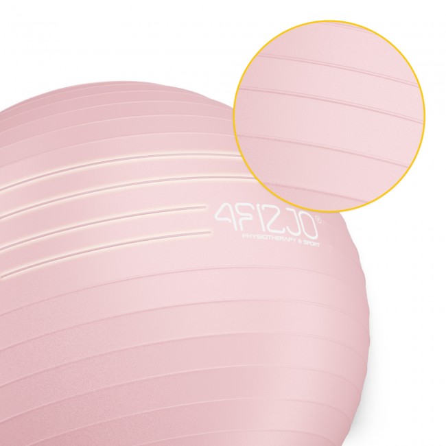 Мяч для фитнеса (фитбол) 4FIZJO 85 см Anti-Burst Pink (P-5907739317421)