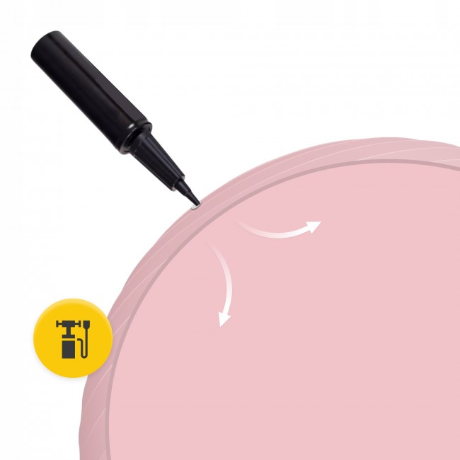 Мяч для фитнеса (фитбол) 4FIZJO 85 см Anti-Burst Pink (P-5907739317421)