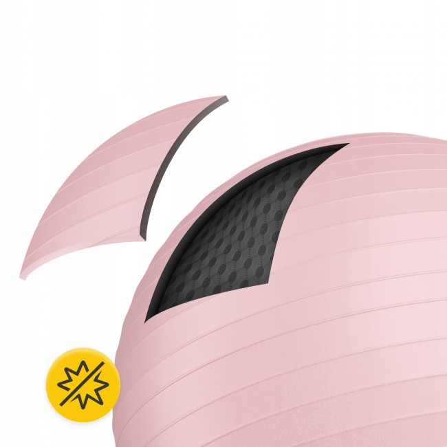 Мяч для фитнеса (фитбол) 4FIZJO 85 см Anti-Burst Pink (P-5907739317421)