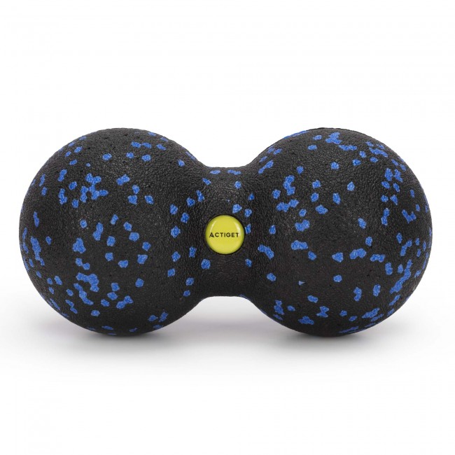 Массажный мяч двойной Actiget EPP 8 x 16 см ACT0097 Black/Blue
