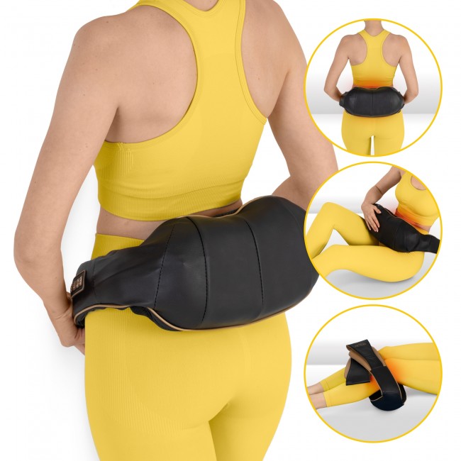 Накидка-массажер 4FIZJO Shiatsu Pro+ для шеи и спины Black/Gold (P-5907739312358)