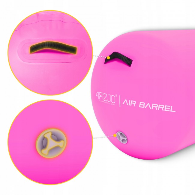 Воздушная бочка для гимнастики 4FIZJO Air Barrel 100 x 60 см Pink (P-5905973405478)