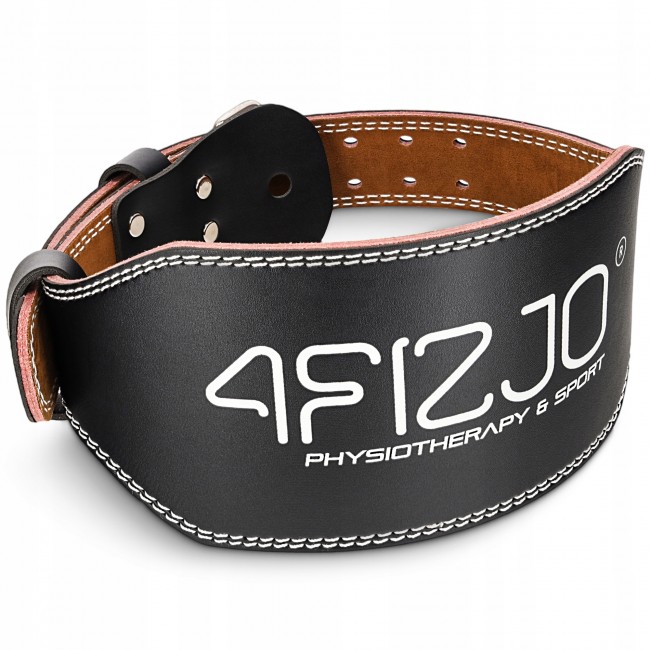 Пояс для тяжелой атлетики 4FIZJO кожаный Size L Black (P-5905973404310) Пояс для тяжелой атлетики 4FIZJO кожаный Size L Black (P-5905973404310)
