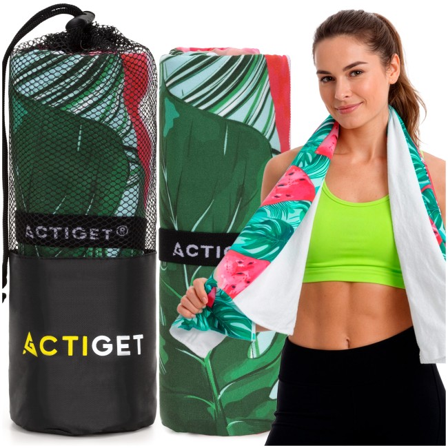 Спортивний рушник Actiget 180 x 100 см з мікрофібри ACT0196