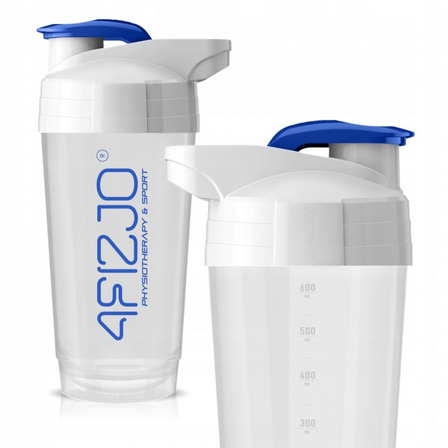 Шейкер спортивный 4FIZJO Ultra 700 мл White/Blue (P-5905973407076)