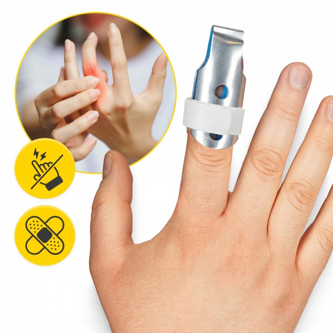 Фіксатор (бандаж) для пальця руки 4FIZJO MED 1 шт Size M (P-5905973407403)