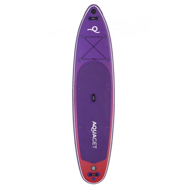 Надувная SUP доска (САП борд) Aquaget 350 см с веслом AQ0043 Violet/Red