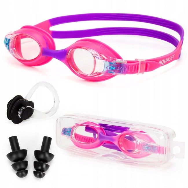 Очки для плавания Aquaget детские AQ0015 Pink