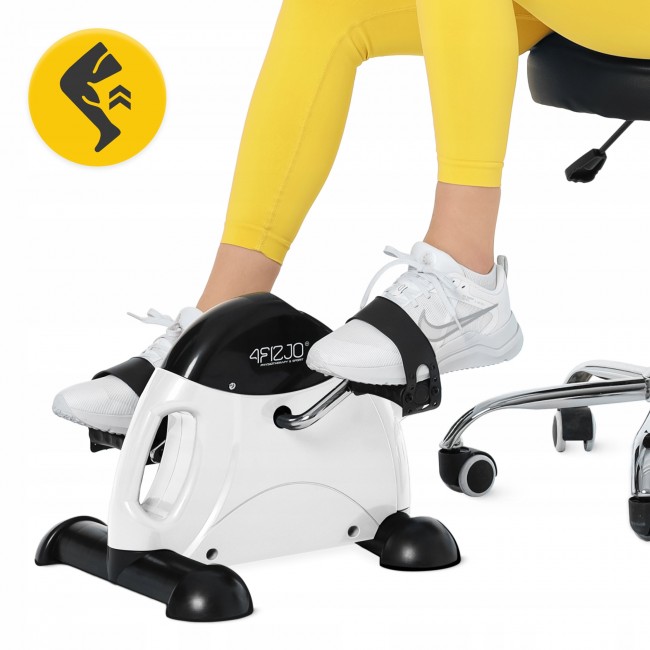Мини велотренажер 4FIZJO Active 2 в 1 для рук и ног White/Black (P-5905973406413)