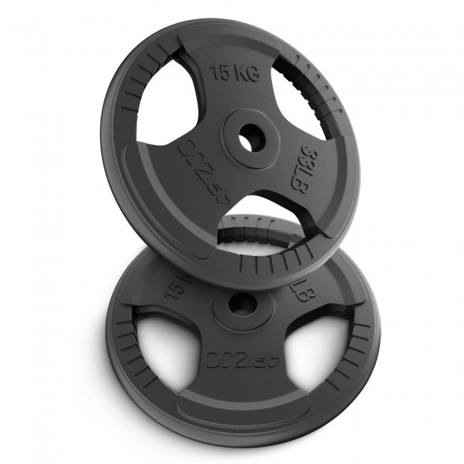 Диск металлический 4FIZJO 2 x 15 кг 26 мм Black (P-5905973401371)