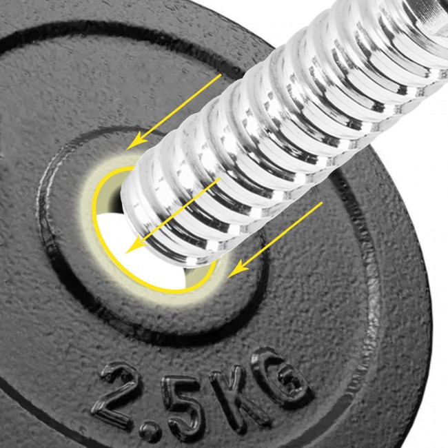 Гриф для штанги W-подібний Cornix 120 см 25 мм XR-0413