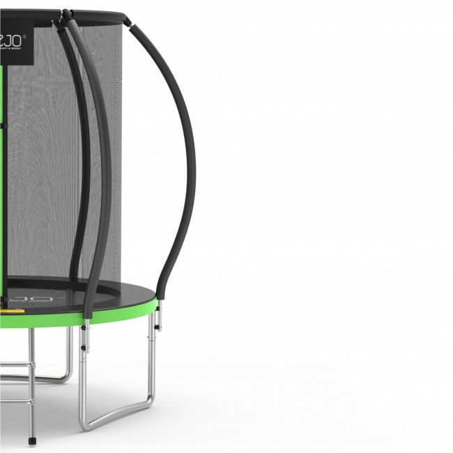 Батут с внутренней сеткой 4FIZJO PRO 6FT 183 см Black/Green (P-5907739319234)