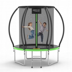 Батут із внутрішньою сіткою 4FIZJO PRO 6FT 183 см Black/Green (P-5907739319234)