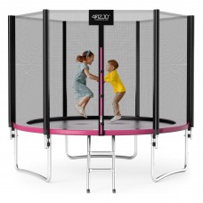 Батут с внутренней сеткой 4FIZJO Classic 10FT 312 см Black/Pink (P-5907739314567)