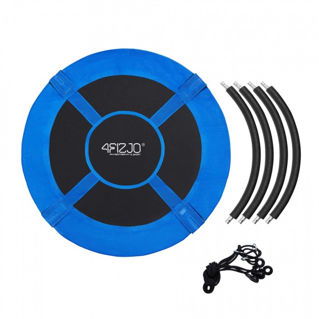 Качеля-гнездо круглая 4FIZJO L 100 см Black/Blue (P-5907739314529)