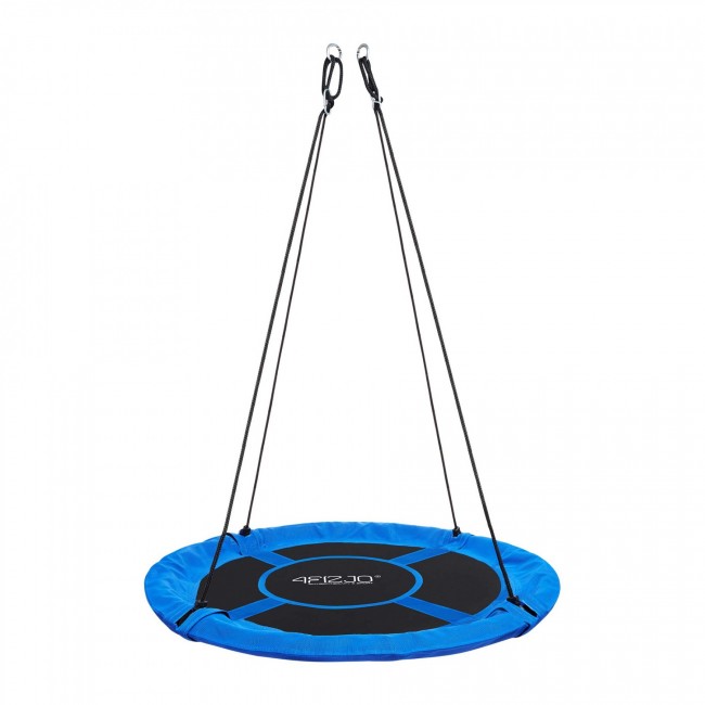 Качеля-гнездо круглая 4FIZJO L 100 см Black/Blue (P-5907739314529)