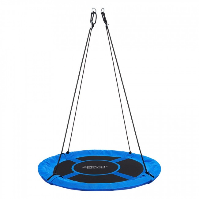 Качеля-гнездо круглая 4FIZJO L 100 см Black/Blue (P-5907739314529)