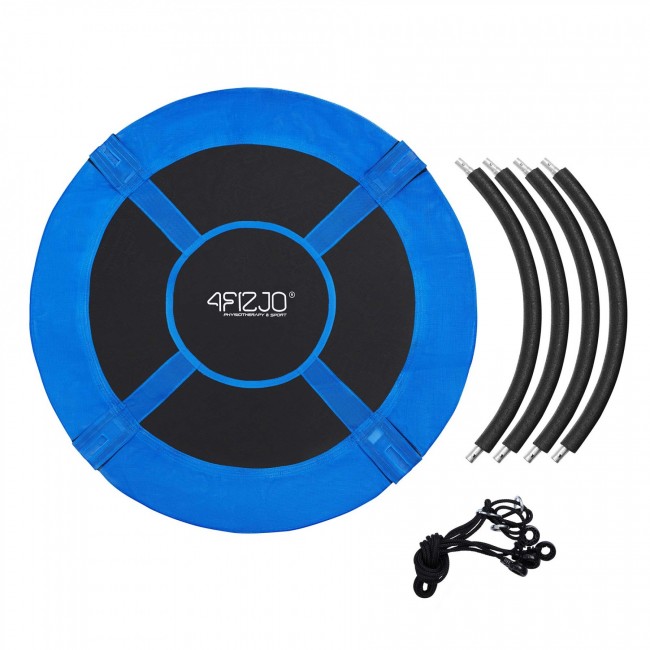 Качеля-гнездо круглая 4FIZJO L 100 см Black/Blue (P-5907739314529)