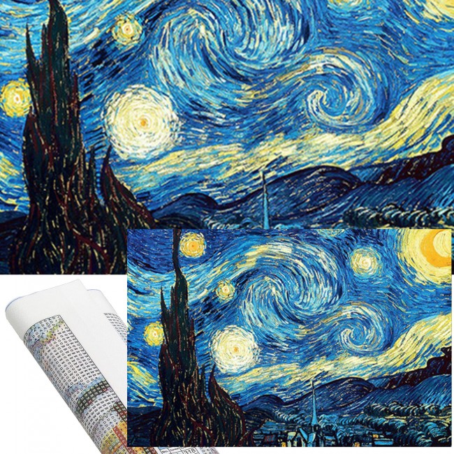 Набор алмазной мозаики (вышивки) Springos 40 x 30 см DP0018