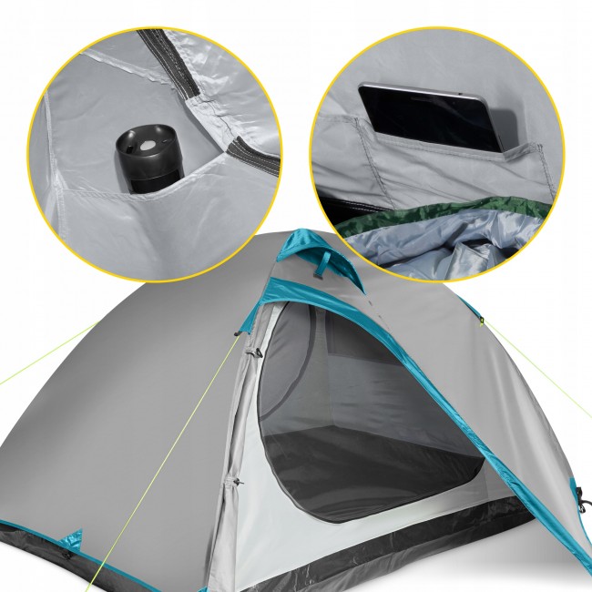 Намет туристичний Mountain Goat Prime Duo 2-місний Grey (P-5905973406550)