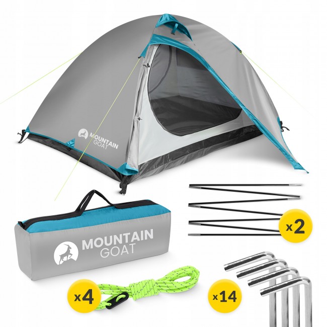 Намет туристичний Mountain Goat Prime Duo 2-місний Grey (P-5905973406550)