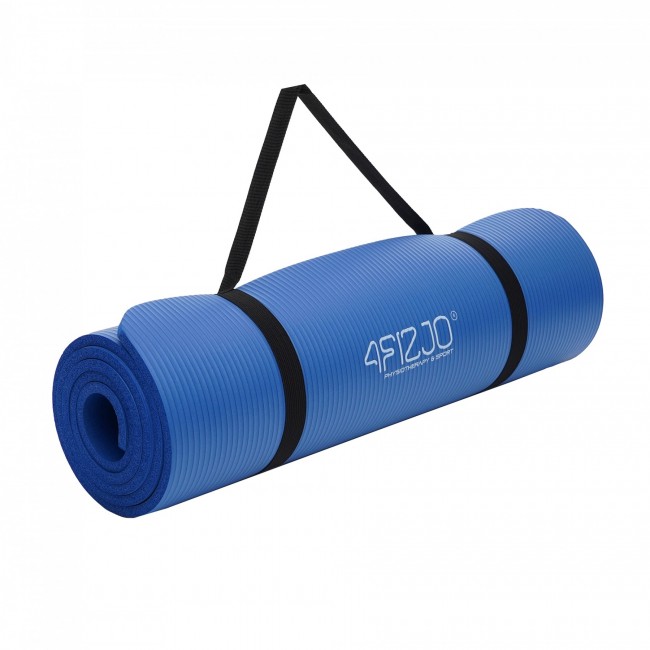 Килимок (мат) спортивний 4FIZJO NBR 180 x 60 x 1 см для йоги та фітнесу Blue (P-5907222931028)