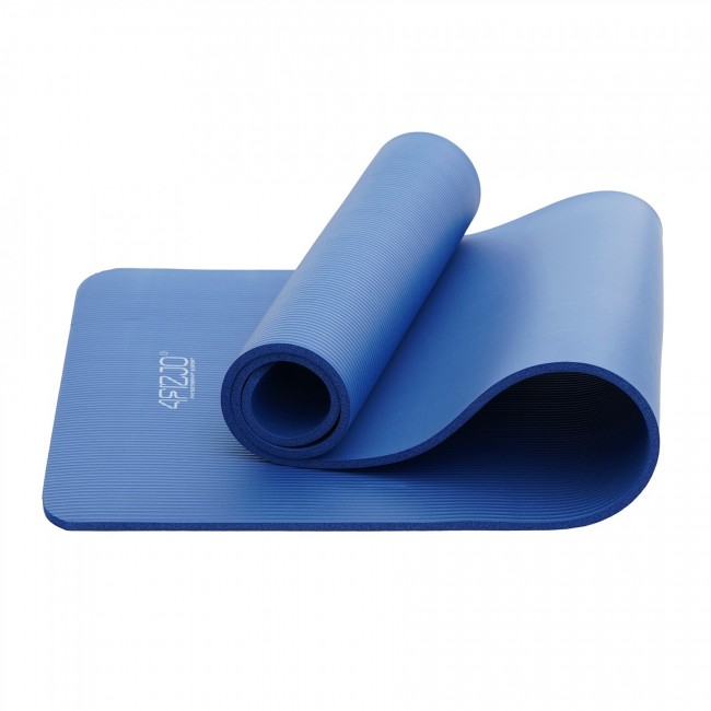 Килимок (мат) спортивний 4FIZJO NBR 180 x 60 x 1 см для йоги та фітнесу Blue (P-5907222931028)