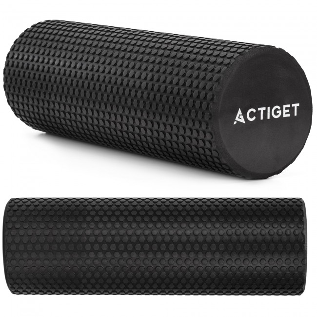 Массажный ролик Actiget PEVA 45 x 15 см (валик, роллер) ACT0102 Black