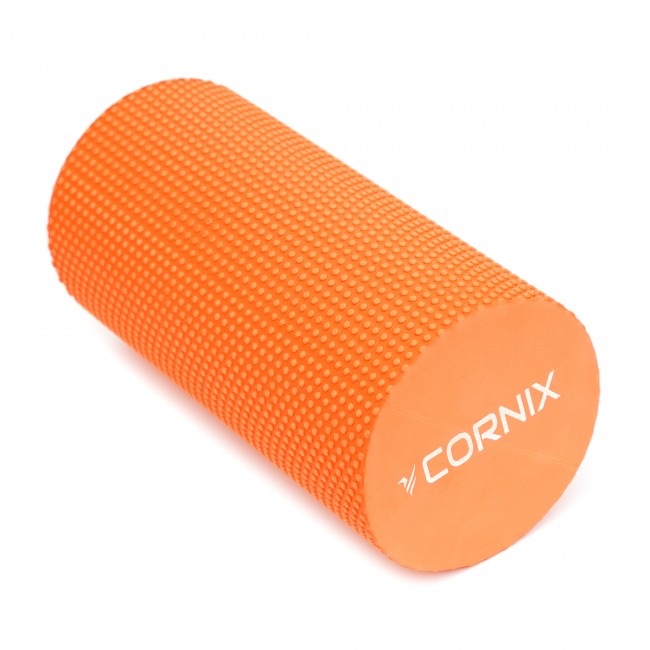 Масажний ролик Cornix EVA+ 30 x 15 см (валик, роллер) XR-0297 Orange