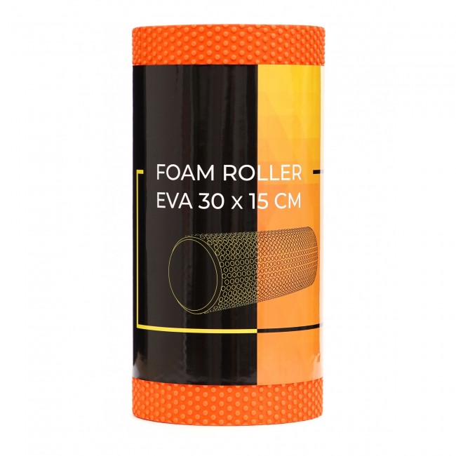 Масажний ролик Cornix EVA+ 30 x 15 см (валик, роллер) XR-0297 Orange
