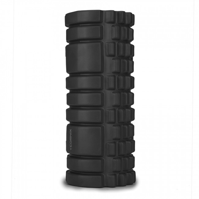 Массажный ролик Cornix EVA 33 x 14 см (валик, роллер) XR-0029 Black