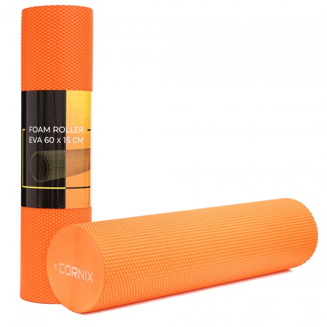 Масажний ролик Cornix EVA+ 60 x 15 см (валик, роллер) XR-0307 Orange Масажний ролик Cornix EVA+ 60 x 15 см (валик, роллер) XR-0307 Orange