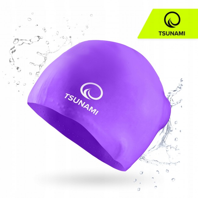Шапочка для плавання TSUNAMI Standard Violet (P-5905973401869)
